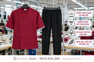 Áo đồng phục bếp 09