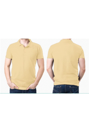 Áo phông cổ bẻ cam đất