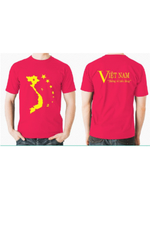 Áo cờ đỏ sao vàng cổ tròn