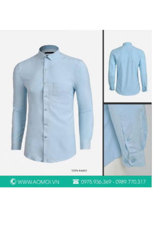 Mẫu đồng phục sơ mi dài tay 02