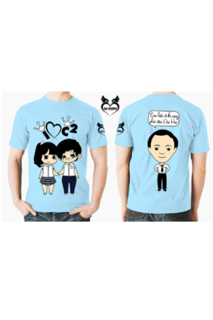 Áo cổ tròn xanh ngọc lớp C2