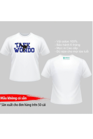Đồng phục võ taekwondo- Áo thun taekwondo