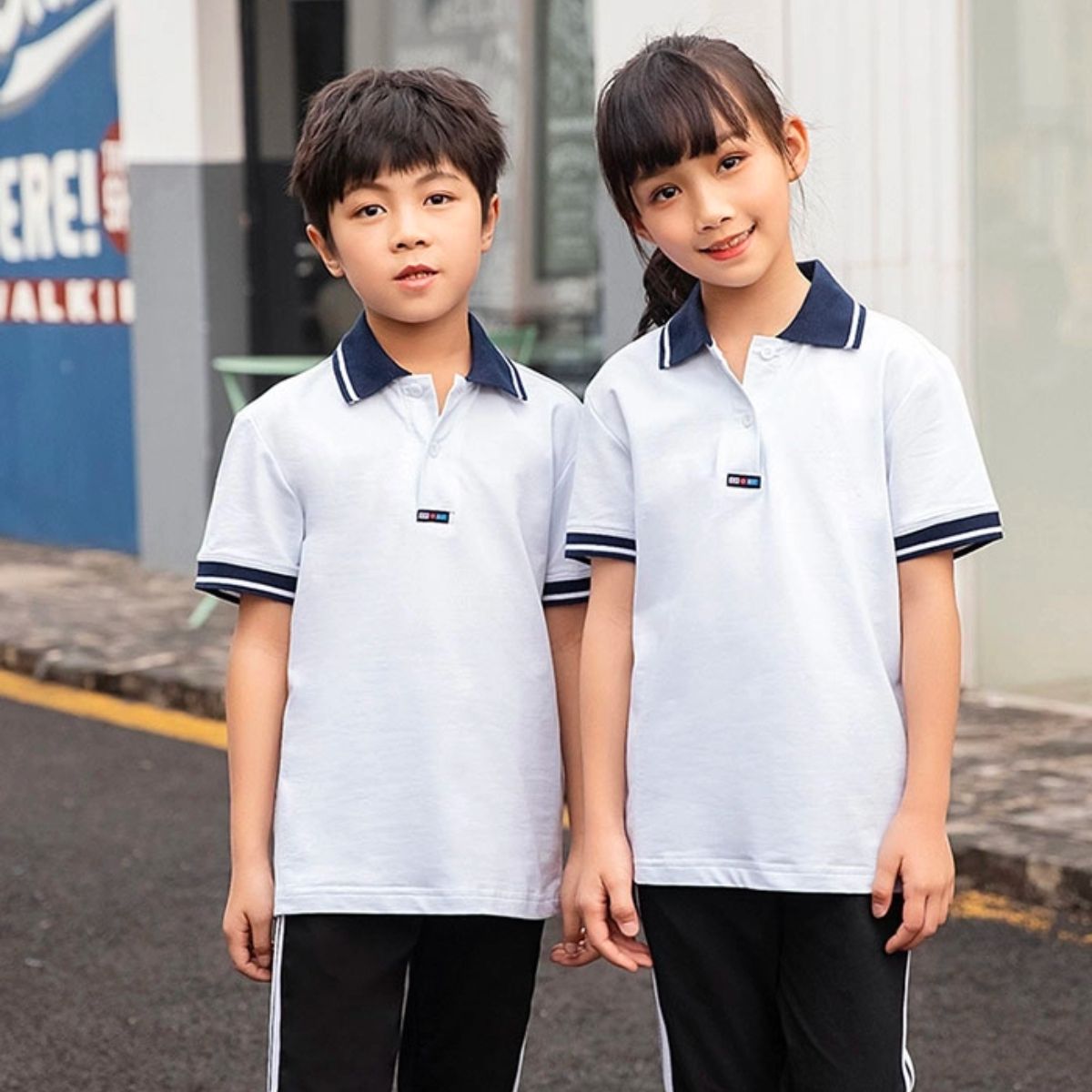 Đồng phục thể thao cho học sinh tiểu học thiết kế đơn giản