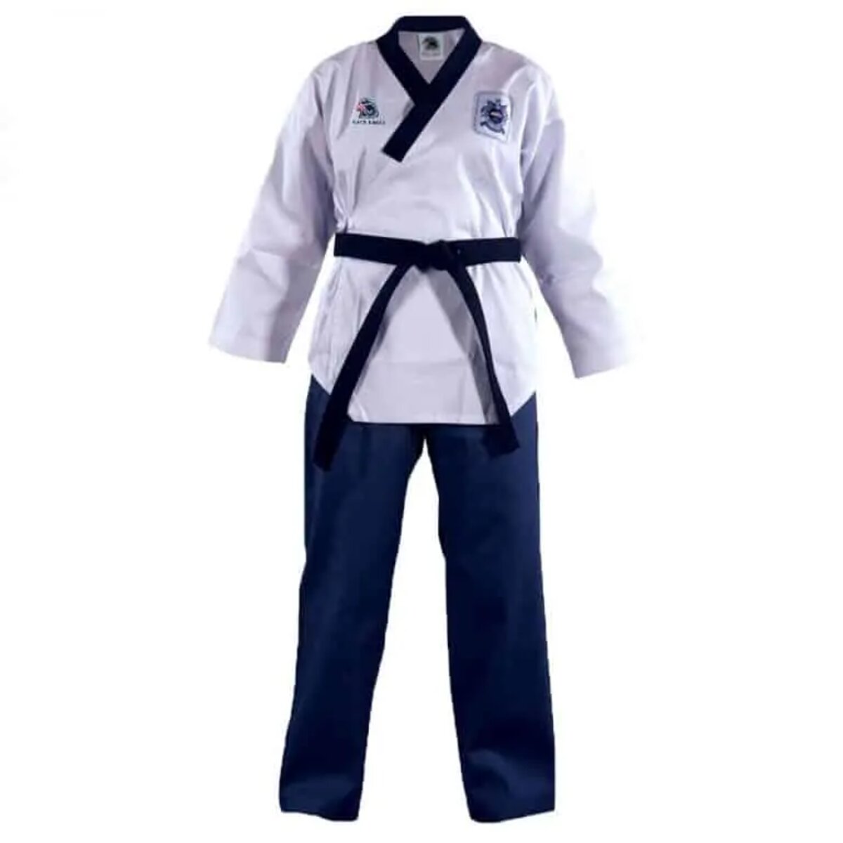 Võ phục Taekwondo màu xanh dương thanh lịch