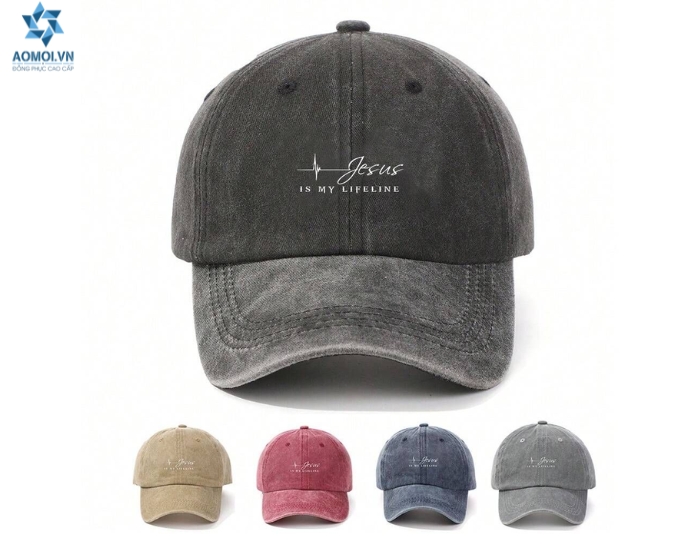 Đặt mũ lưỡi trai in logo thương hiệu số lượng lớn