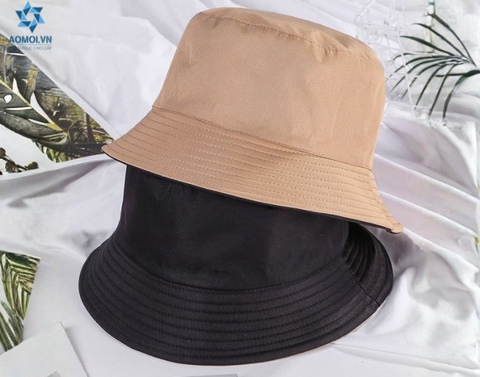 Xưởng may mũ bucket in logo thương hiệu