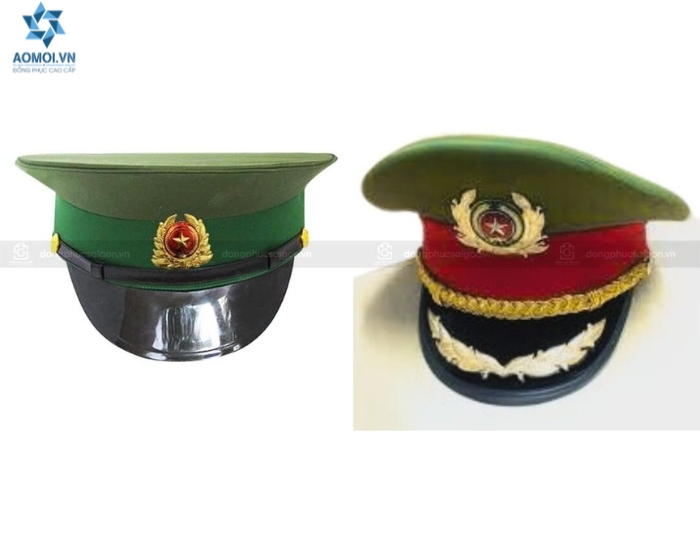 Xưởng may nón kết đồng phục công an chất lượng cao