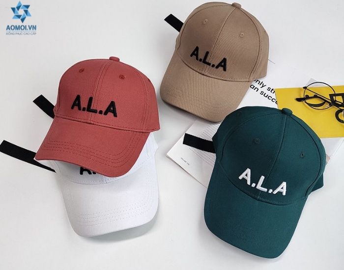 Mũ lưỡi trai in logo thương hiệu giá tốt tại xưởng