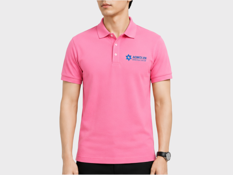 Áo phông đồng phục dưới 100K Màu Hồng Trẻ Trung Cho Đội Nhóm với thiết kế năng động, chất liệu cao cấp, phù hợp sự kiện, team building và doanh nghiệp.