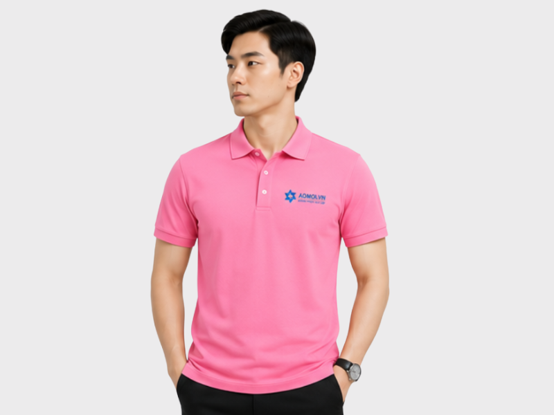 Áo phông đồng phục dưới 100K Màu Hồng Trẻ Trung Cho Đội Nhóm với thiết kế năng động, chất liệu cao cấp, phù hợp sự kiện, team building và doanh nghiệp.