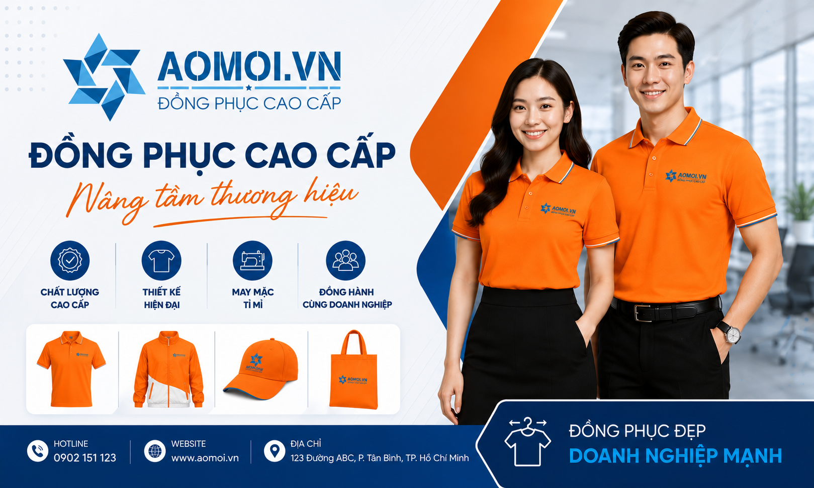 Mẫu Áo Phông Đồng Phục Màu Cam Sáng Tạo Và Khơi Nguồn Cảm Hứng là lựa chọn hoàn hảo cho các doanh nghiệp, đội nhóm và tổ chức muốn xây dựng hình ảnh năng động, trẻ trung và đầy nhiệt huyết.