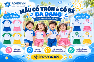 Mẫu áo đồng phục mầm non