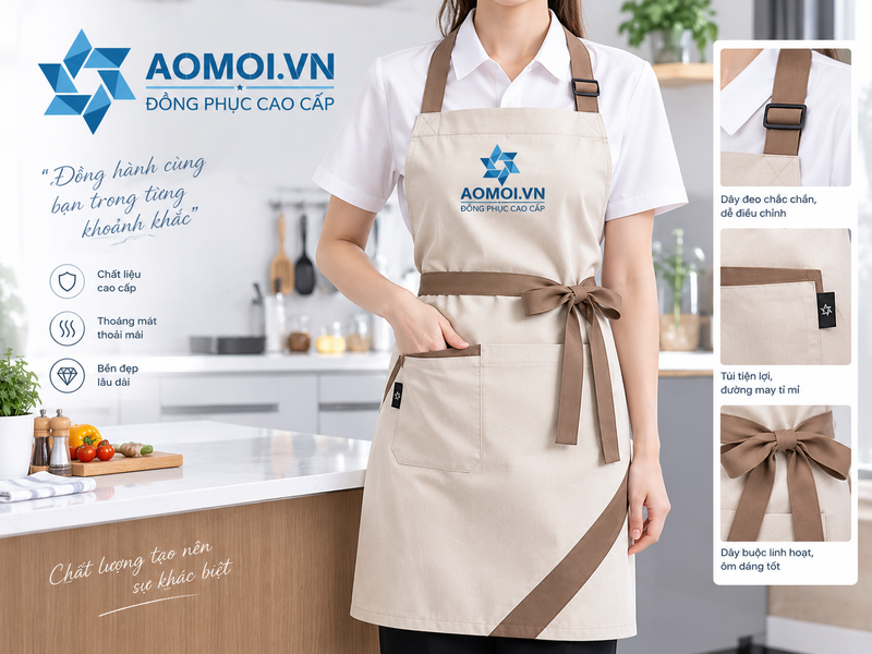 mẫu tạp dề ngắn